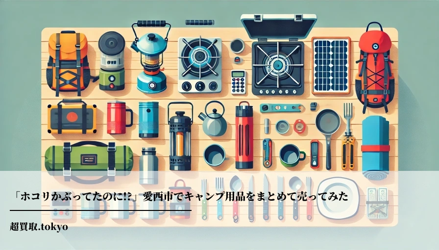 「ホコリかぶってたのに!?」愛西市でキャンプ用品をまとめて売ってみた**のアイキャッチ画像