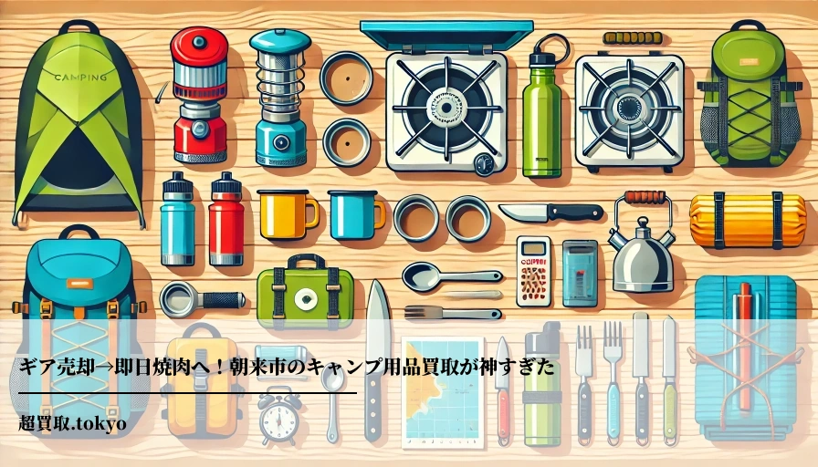 ギア売却→即日焼肉へ！朝来市のキャンプ用品買取が神すぎたのアイキャッチ画像