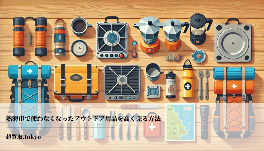 熱海市で使わなくなったアウトドア用品を高く売る方法のアイキャッチ画像