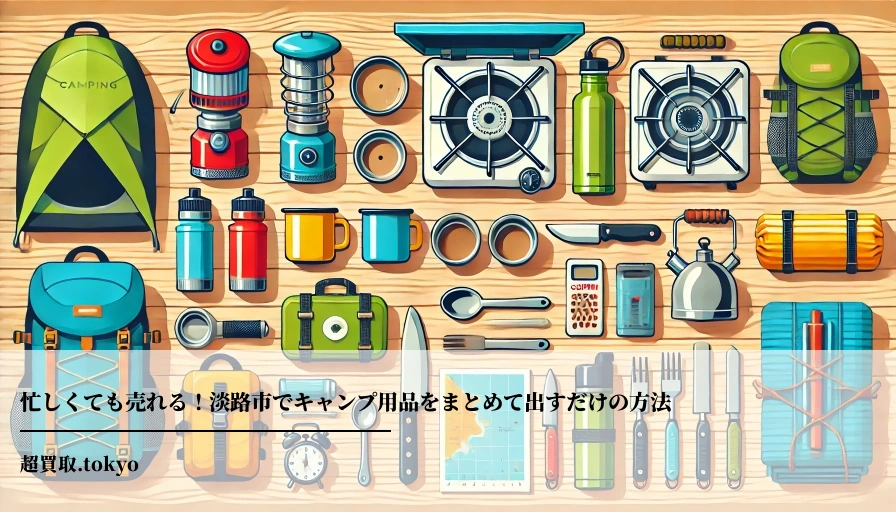 忙しくても売れる！淡路市でキャンプ用品をまとめて出すだけの方法**のアイキャッチ画像