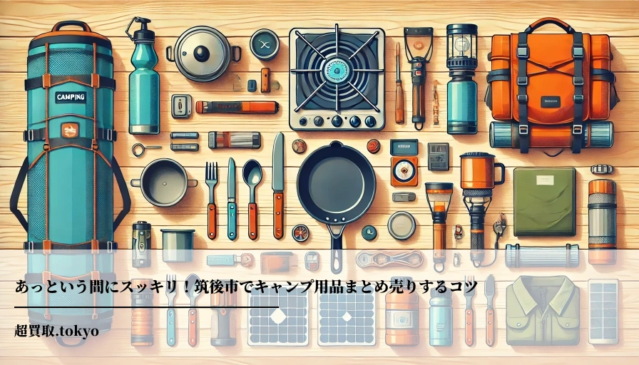 あっという間にスッキリ！筑後市でキャンプ用品まとめ売りするコツ**のアイキャッチ画像