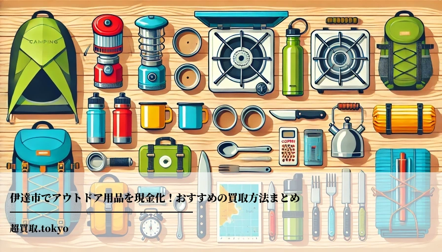 伊達市でアウトドア用品を現金化！おすすめの買取方法まとめのアイキャッチ画像