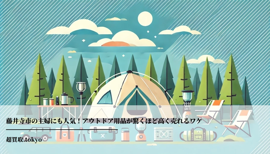 藤井寺市の主婦にも人気！アウトドア用品が驚くほど高く売れるワケのアイキャッチ画像