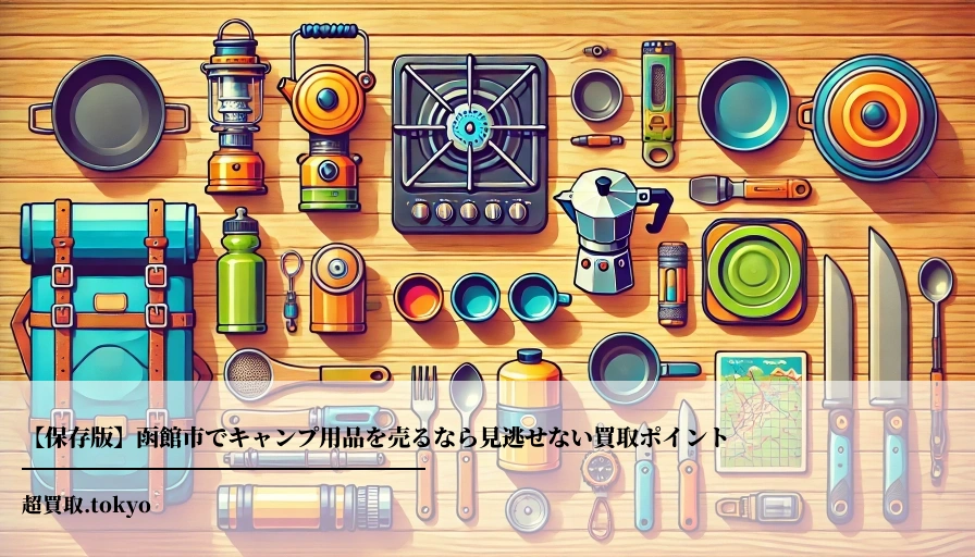 【保存版】函館市でキャンプ用品を売るなら見逃せない買取ポイントのアイキャッチ画像