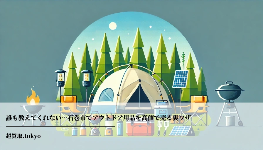 誰も教えてくれない…石巻市でアウトドア用品を高値で売る裏ワザのアイキャッチ画像