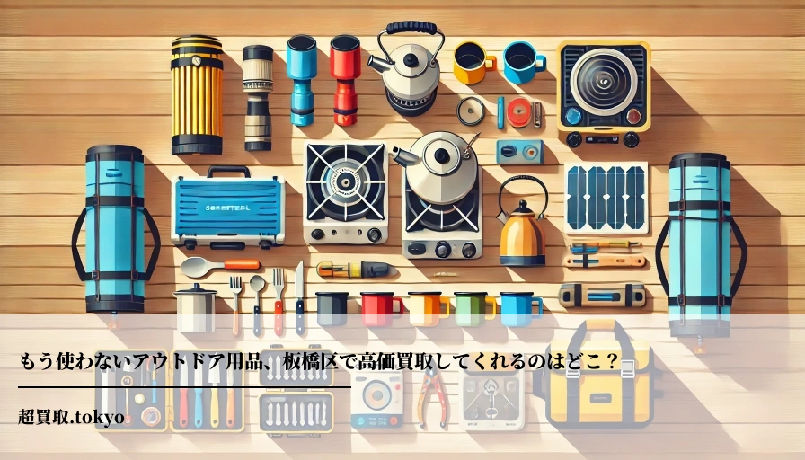 もう使わないアウトドア用品、板橋区で高価買取してくれるのはどこ？のアイキャッチ画像