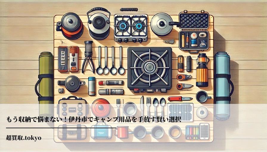 もう収納で悩まない！伊丹市でキャンプ用品を手放す賢い選択のアイキャッチ画像