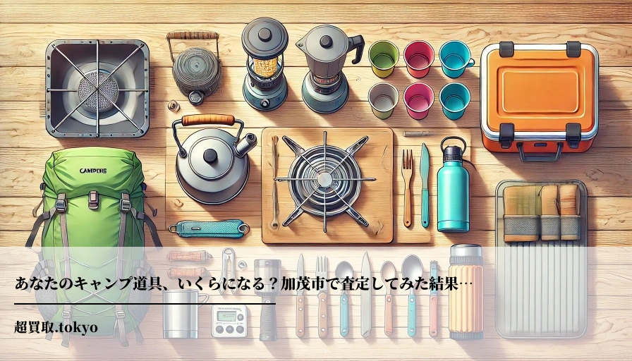 あなたのキャンプ道具、いくらになる？加茂市で査定してみた結果…のアイキャッチ画像