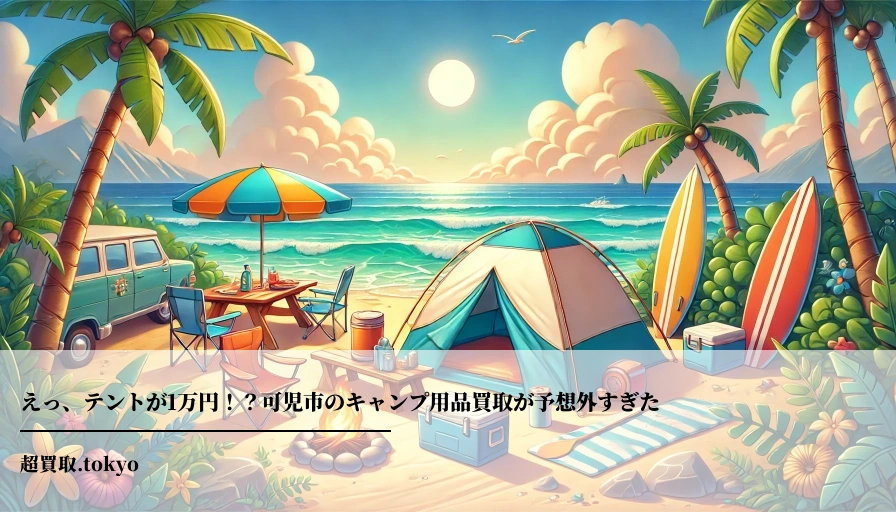 えっ、テントが1万円！？可児市のキャンプ用品買取が予想外すぎたのアイキャッチ画像