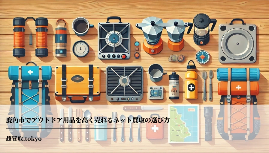 鹿角市でアウトドア用品を高く売れるネット買取の選び方のアイキャッチ画像