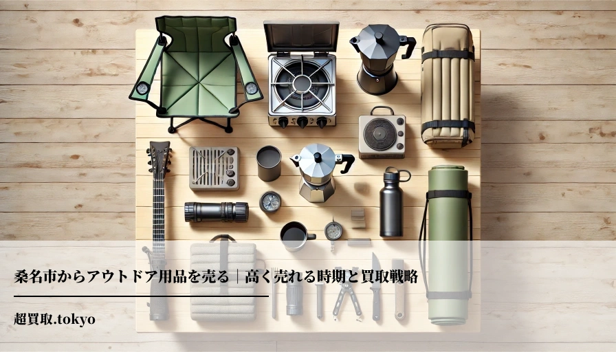 桑名市からアウトドア用品を売る｜高く売れる時期と買取戦略のアイキャッチ画像