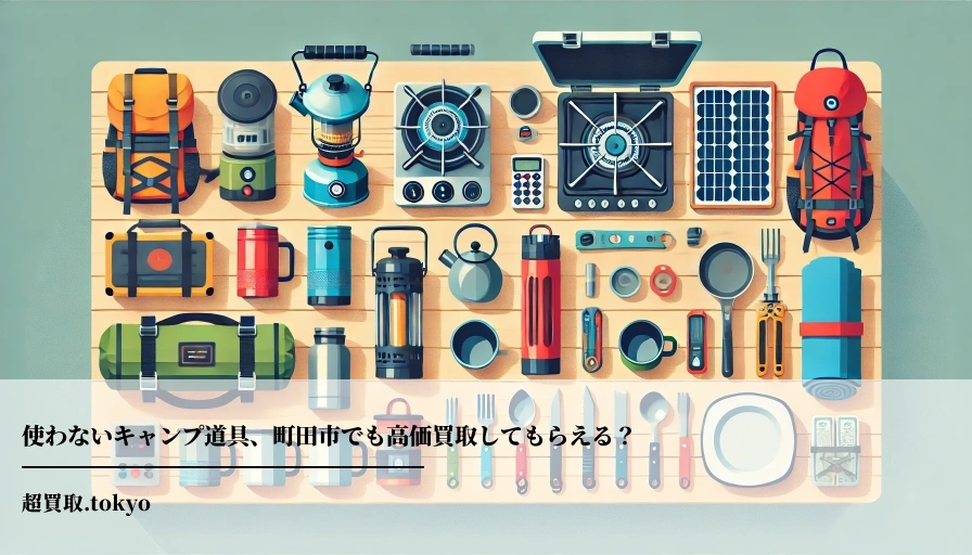 使わないキャンプ道具、町田市でも高価買取してもらえる？のアイキャッチ画像
