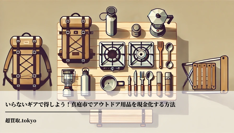 いらないギアで得しよう！真庭市でアウトドア用品を現金化する方法のアイキャッチ画像