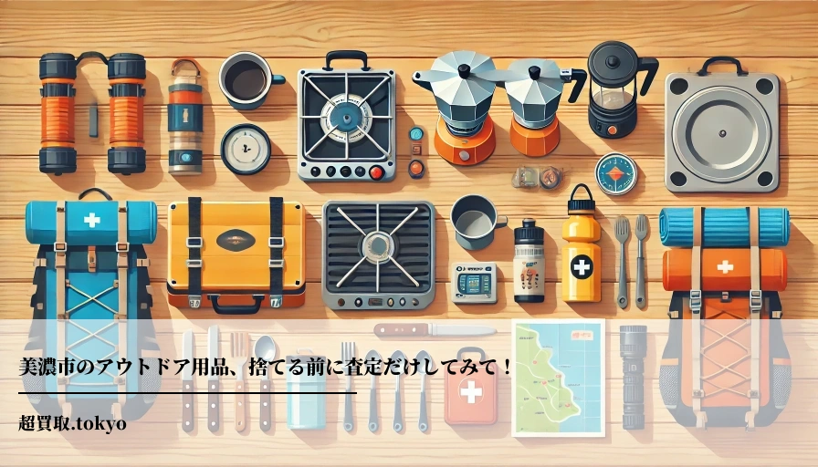 美濃市のアウトドア用品、捨てる前に査定だけしてみて！のアイキャッチ画像