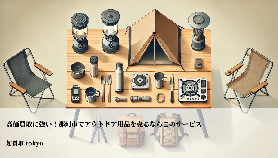 高価買取に強い！那珂市でアウトドア用品を売るならこのサービスのアイキャッチ画像