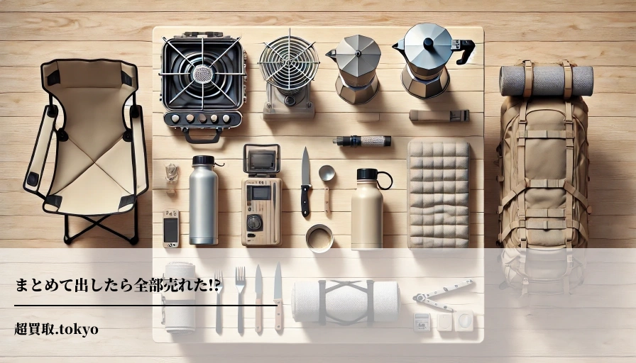 まとめて出したら全部売れた!? 小田原市でキャンプ用品が一気に現金に**のアイキャッチ画像