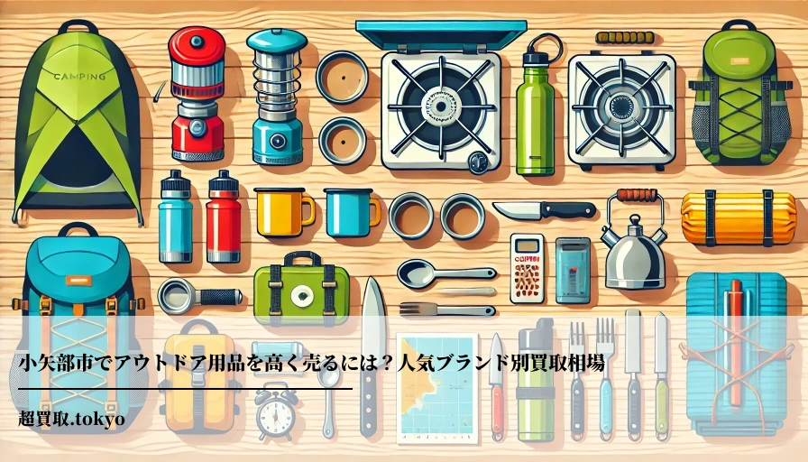 小矢部市でアウトドア用品を高く売るには？人気ブランド別買取相場のアイキャッチ画像