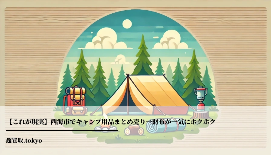 【これが現実】西海市でキャンプ用品まとめ売り→財布が一気にホクホク**のアイキャッチ画像