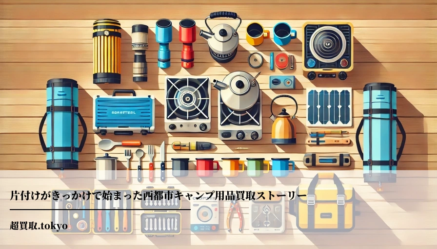 片付けがきっかけで始まった西都市キャンプ用品買取ストーリーのアイキャッチ画像
