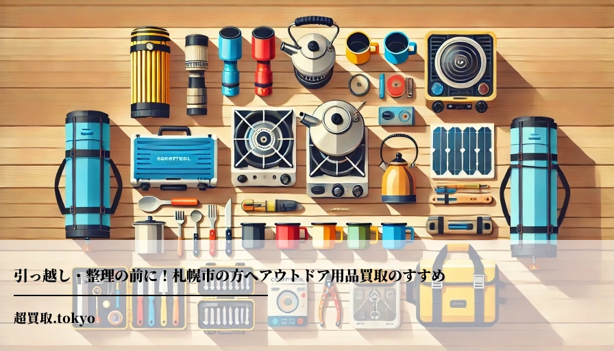 引っ越し・整理の前に！札幌市の方へアウトドア用品買取のすすめのアイキャッチ画像