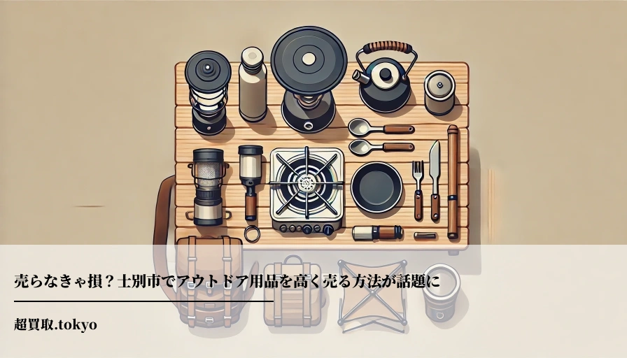 売らなきゃ損？士別市でアウトドア用品を高く売る方法が話題にのアイキャッチ画像