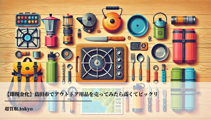 【即現金化】島田市でアウトドア用品を売ってみたら高くてビックリのアイキャッチ画像