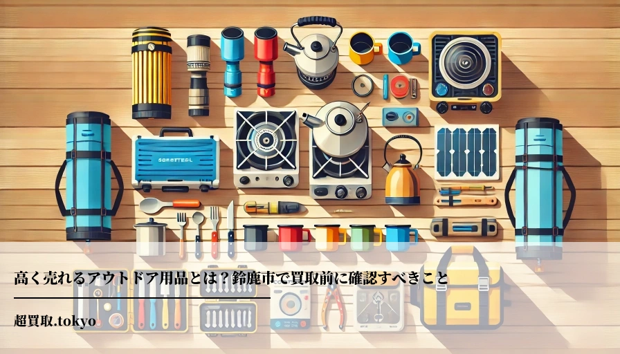 高く売れるアウトドア用品とは？鈴鹿市で買取前に確認すべきことのアイキャッチ画像