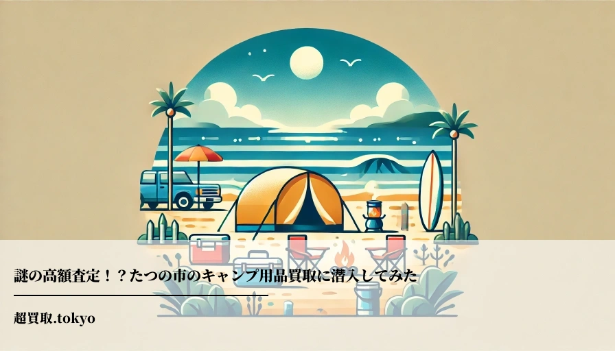 謎の高額査定！？たつの市のキャンプ用品買取に潜入してみたのアイキャッチ画像