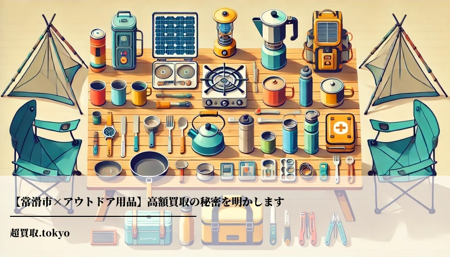 【常滑市×アウトドア用品】高額買取の秘密を明かしますのアイキャッチ画像