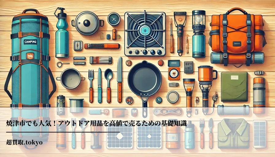 焼津市でも人気！アウトドア用品を高値で売るための基礎知識のアイキャッチ画像