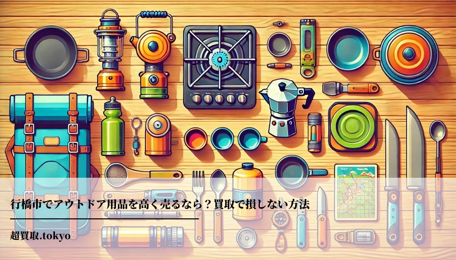行橋市でアウトドア用品を高く売るなら？買取で損しない方法のアイキャッチ画像